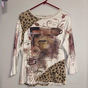 Vintage Cactus coffee long sleeve